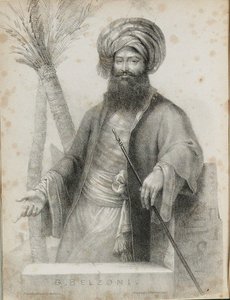 Giovanni Battista Belzoni 1778-1823 Frontespizio da Narrative of the Operations and Recent Disco