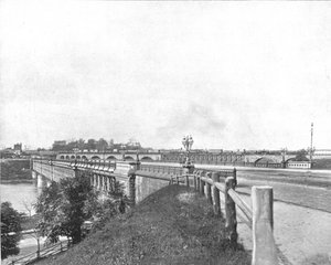 Ponte di Girard Avenue, Philadelphia, USA, c1900 da Unbekannt