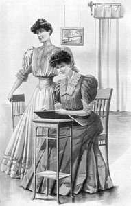 Abbigliamento femminile per novembre 1905 da Unbekannt