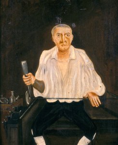 Soffiatore di vetro, 1820s da Unbekannt