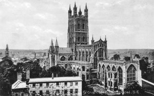 Cattedrale di Gloucester, Gloucester, Gloucestershire, inizio XX secolo da Unbekannt
