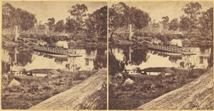 Golbourn Punt a Seymour, Australia, 1860s da Unbekannt