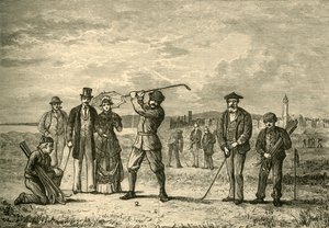 Golf sui campi, 1898 da Unbekannt