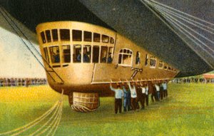 Gondola di un dirigibile da Unbekannt