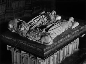 Arte gotica: Gisants di Carlo I di Borbone (1401-1457) e Agnese di Borgogna (1407-1476) scolpiti da Jacques Morel (1417-1459). 1448-1453. Chiesa di Saint Pierre de Souvigny (Allier) da Unbekannt
