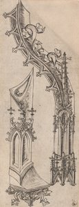 Lettera Gotica D, c. 1480-1500 da Unbekannt