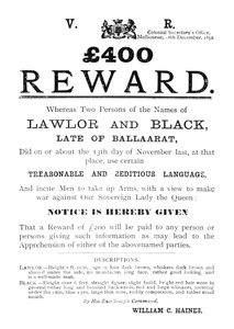 Avviso del Governo - Per Lawlor e Black, c1854, 1902 da Unbekannt