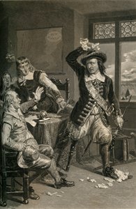 Il Governatore Stuyvesant Distrugge la Convocazione alla Resa, 1877 da Unbekannt