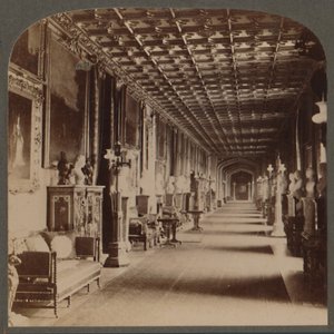 Grande Corridoio, Castello di Windsor, Inghilterra, c1910 da Unbekannt