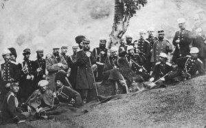 Granduca Michele Nikolaevich di Russia in una spedizione, c1880 da Unbekannt