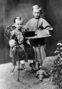 Granduchi Paolo Aleksandrovic e Sergej Aleksandrovic di Russia, 1863 da Unbekannt