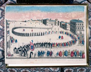 Grande processione di criminali condannati dall