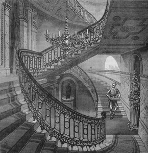 Grande scala di Carlton House, Westminster, Londra da Unbekannt