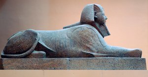 Sfinge di granito di Hatshepsut, regno di Hatshepsut, egiziano, XVIII dinastia