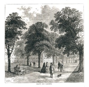 Giardini di Grays Inn, 1878 da Unbekannt
