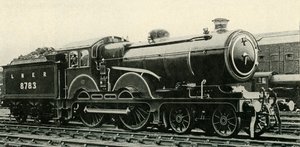 Tipo Great Eastern 4-4-0 in livrea speciale per treni reali, c1930 da Unbekannt