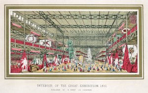 Grande Esposizione, Crystal Palace, Hyde Park, Londra, 1851 da Unbekannt