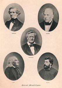 Grandi musicisti - Tavola II da Unbekannt