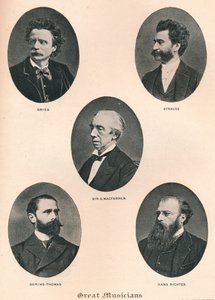 Grandi Musicisti - Tavola IX., 1895 da Unbekannt