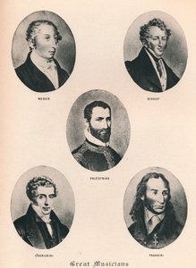 Grandi musicisti - Tavola XV., 1895 da Unbekannt