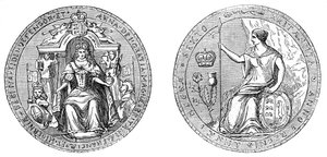 Grande Sigillo della Regina Anna, dopo l