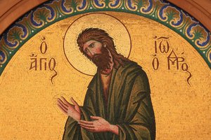 Icona greco-ortodossa raffigurante San Giovanni Battista, Salonicco, Grecia da Unbekannt