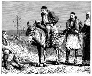 Contadini greci, c1890 da Unbekannt