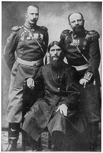 Grigorij Efimovič Rasputin, mistico e santo russo da Unbekannt