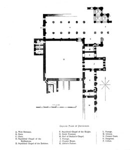Piano del terreno di Dryburgh, 1897 da Unbekannt