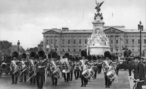 Guardie a The Mall, Londra, inizio XX secolo