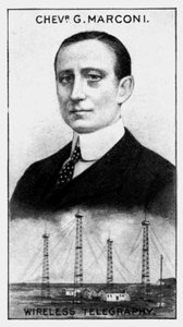 Guglielmo Marchese Marconi, ingegnere elettrico italiano, c1924