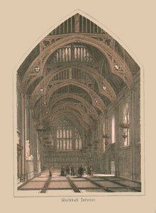 Interno della Guild Hall, 1886 da Unbekannt