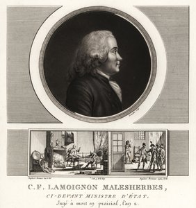 Guillaume-Chrétien de Lamoignon de Malesherbes, statista francese, Ministro di Stato da Unbekannt