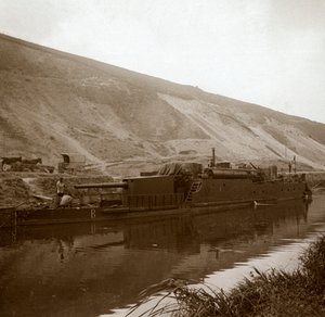 Cannone, Genicourt, nord della Francia, c1914-c1918