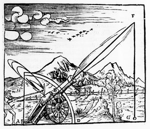Artigliere che spara un cannone, 1561 da Unbekannt