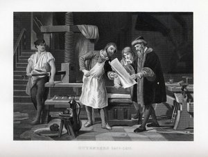 Gutenberg 1400-1468, 1882 da Unbekannt