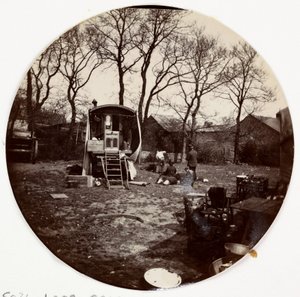 Campo zingaro, circa 1890 da Unbekannt