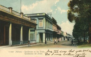 Habana - Residenze sul Prado, 1907 da Unbekannt
