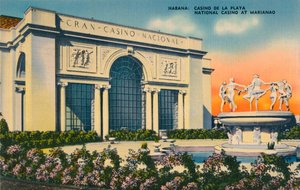 Habana: Casino De La Playa. Casinò Nazionale a Marianao, c1910