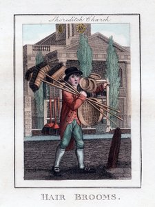 Scope di capelli, Chiesa di Shoreditch, Londra, 1805