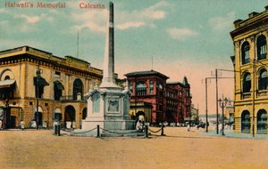 Memoriale di Halwells alias Holwells, Calcutta, c1910 da Unbekannt