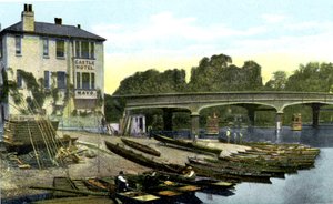 Ponte di Hampton Court, Londra, XX secolo da Unbekannt