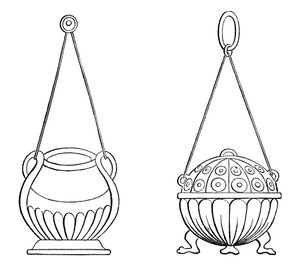 Lampade Appese, IX secolo, 1870 da Unbekannt
