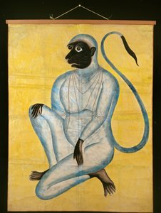 Hanuman, il dio scimmia, c1870 da Unbekannt