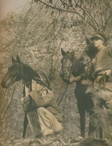 Felice con le cavalcature di nuovo da Unbekannt