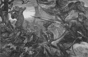 Harold alla Battaglia di Hastings, 1066 da Unbekannt