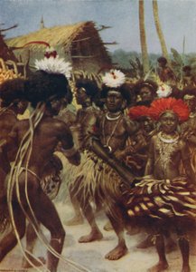 Danza del raccolto, Nuova Guinea, 1923