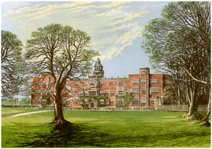 Hatfield House, Hertfordshire, casa del Marchese di Salisbury, 1880 da Unbekannt