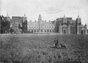 Hatfield House, Facciata Sud, c1896 da Unbekannt