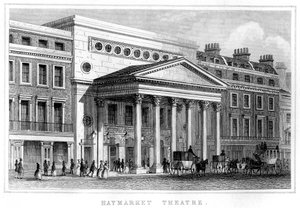 Teatro Haymarket, Westminster, Londra, XIX secolo da Unbekannt
